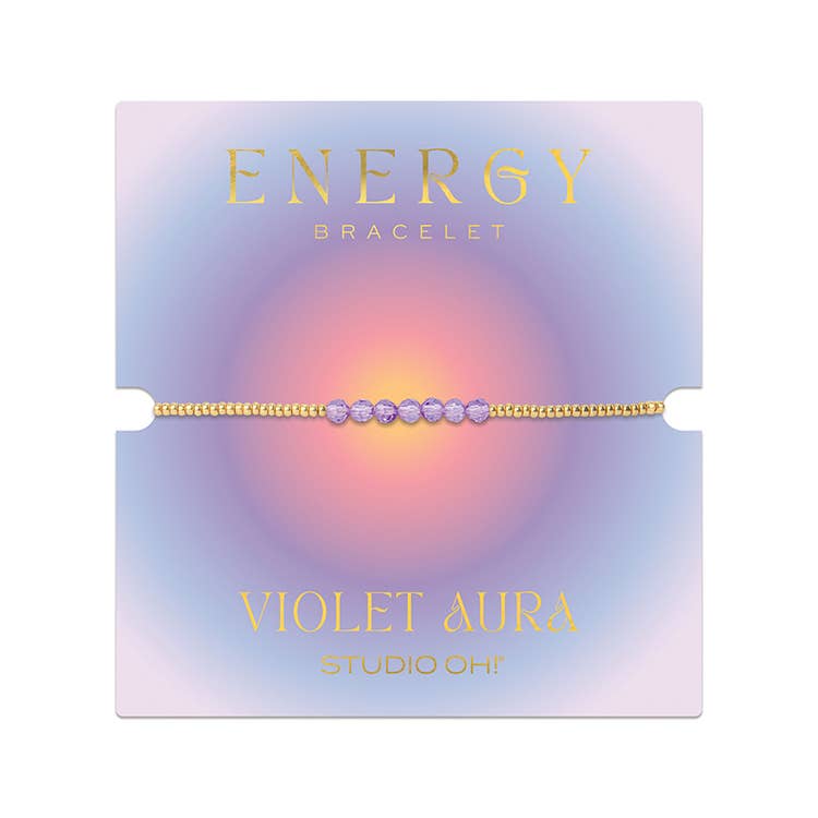 Violet Aura Energy Bracelet